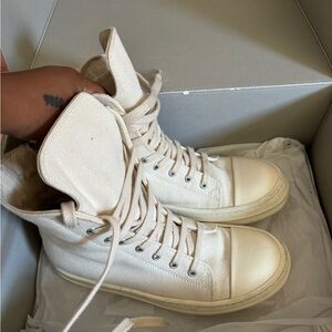 Rick Owens Drkshdw Milk Sneakers